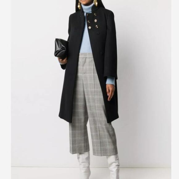 COPY - Givenchy Plaid Culotte Wide Leg Trousers Wool Blend Pants Women's EU Siz… - Picture 1 of 16